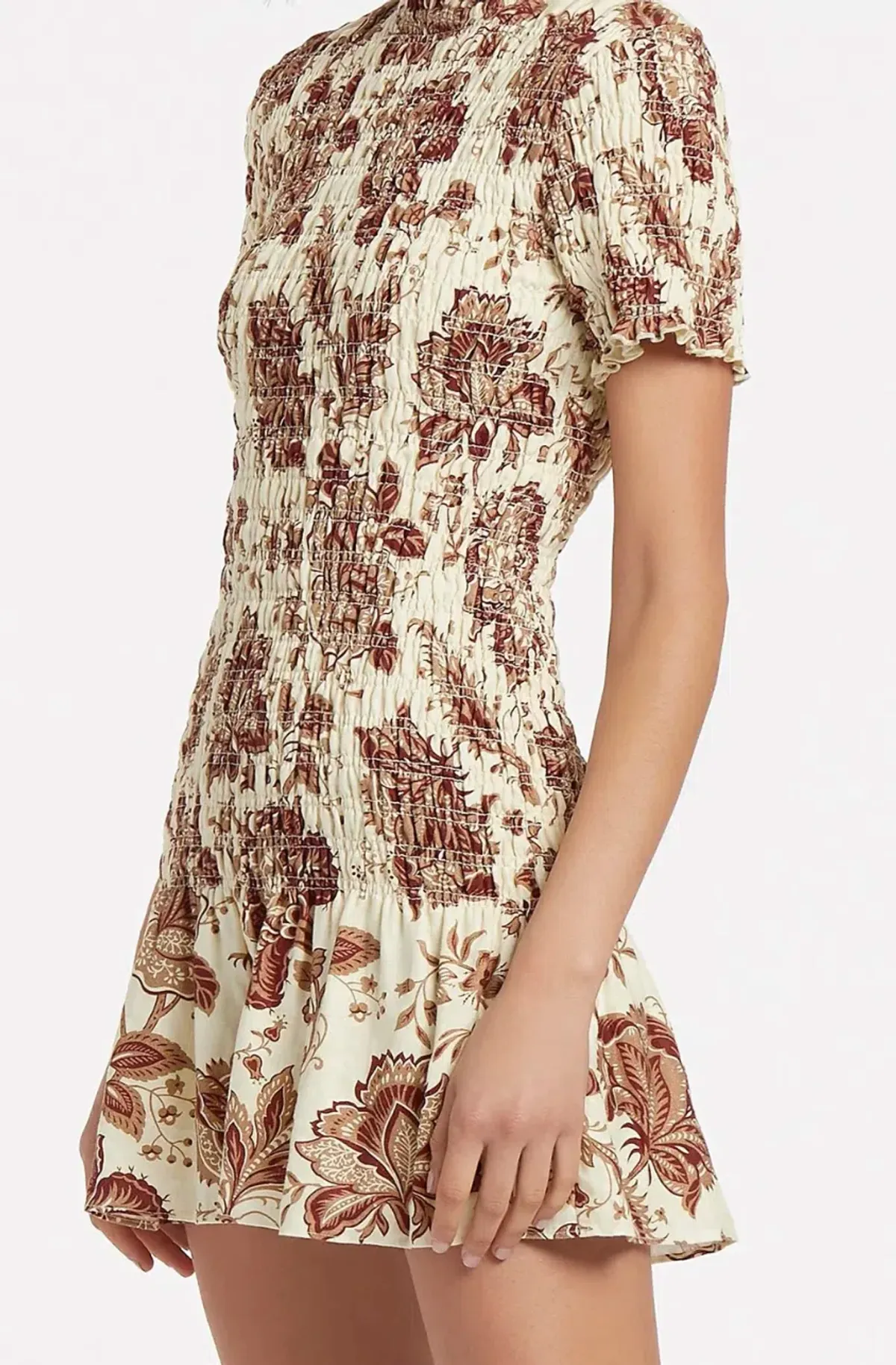 Sir The Label Rei Mini Dress Floral Print Size 1 / AU 8 - Image 2