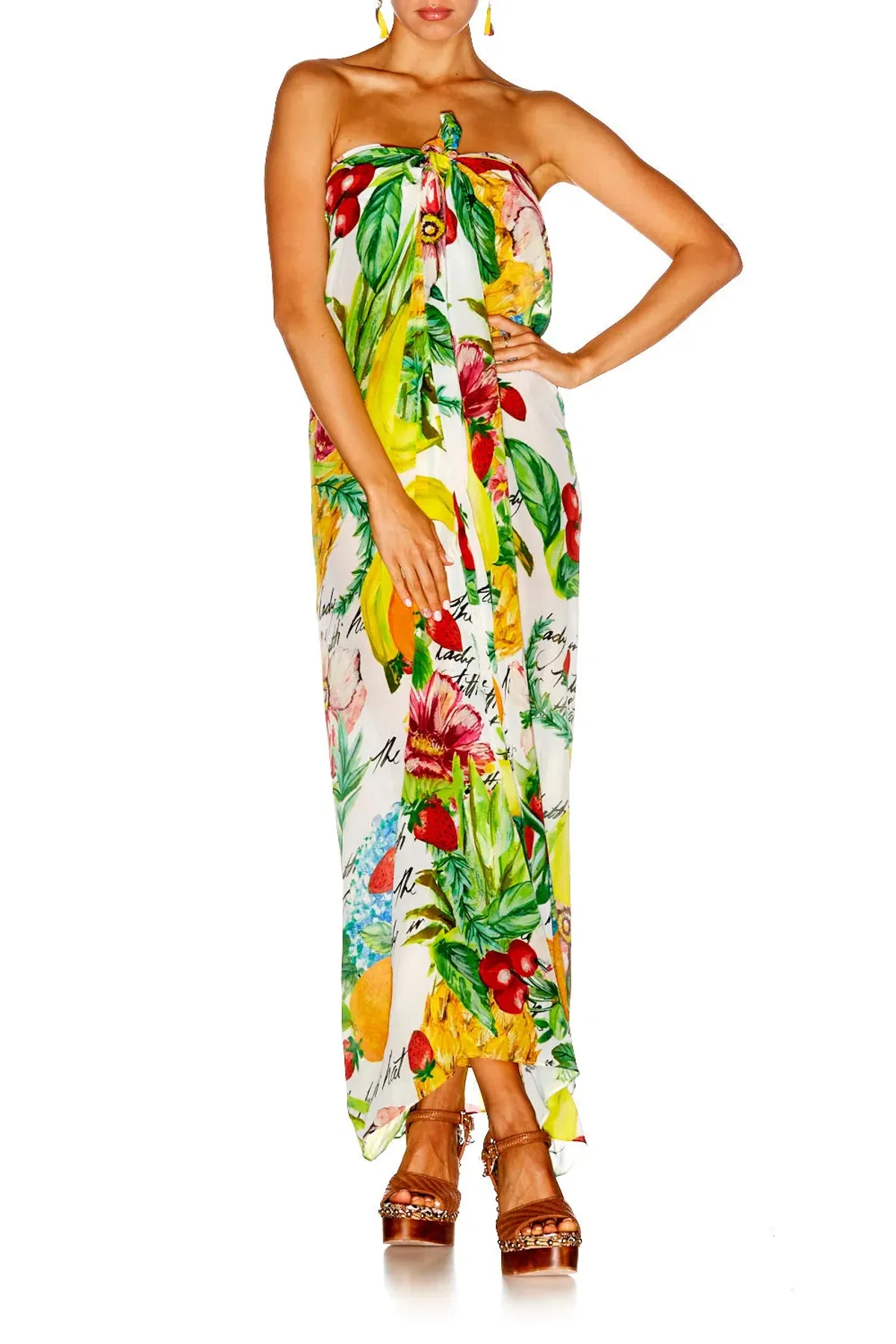 Camilla There's No Place Like Rio Round Neck Kaftan One Size - Image 4