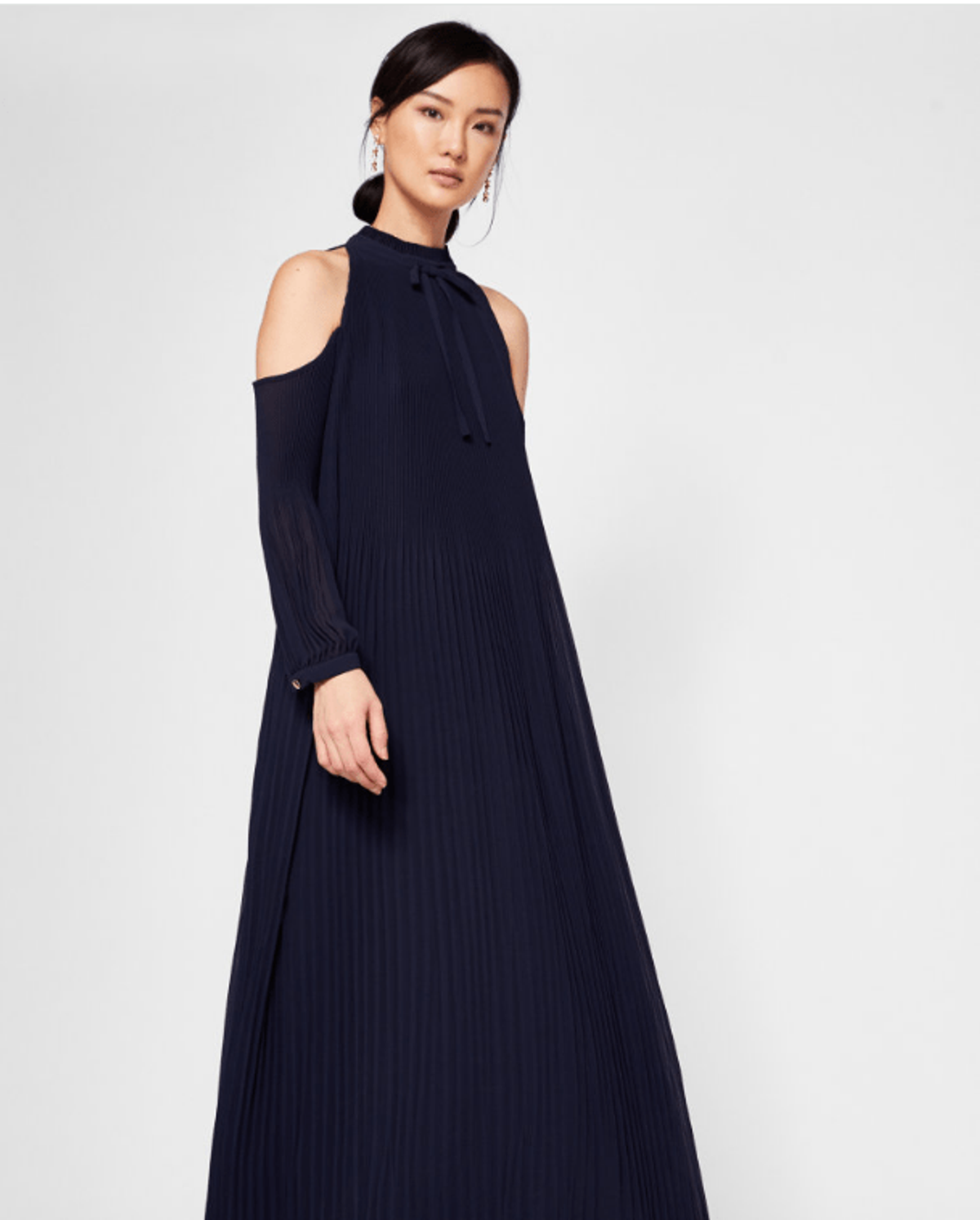 Ted Baker Rebessa Maxi Dress navy size 14 - Image 4