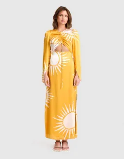 Roame Beso Dress Sol Print Size 1 / AU 10 for rent on The Volte - image 1
