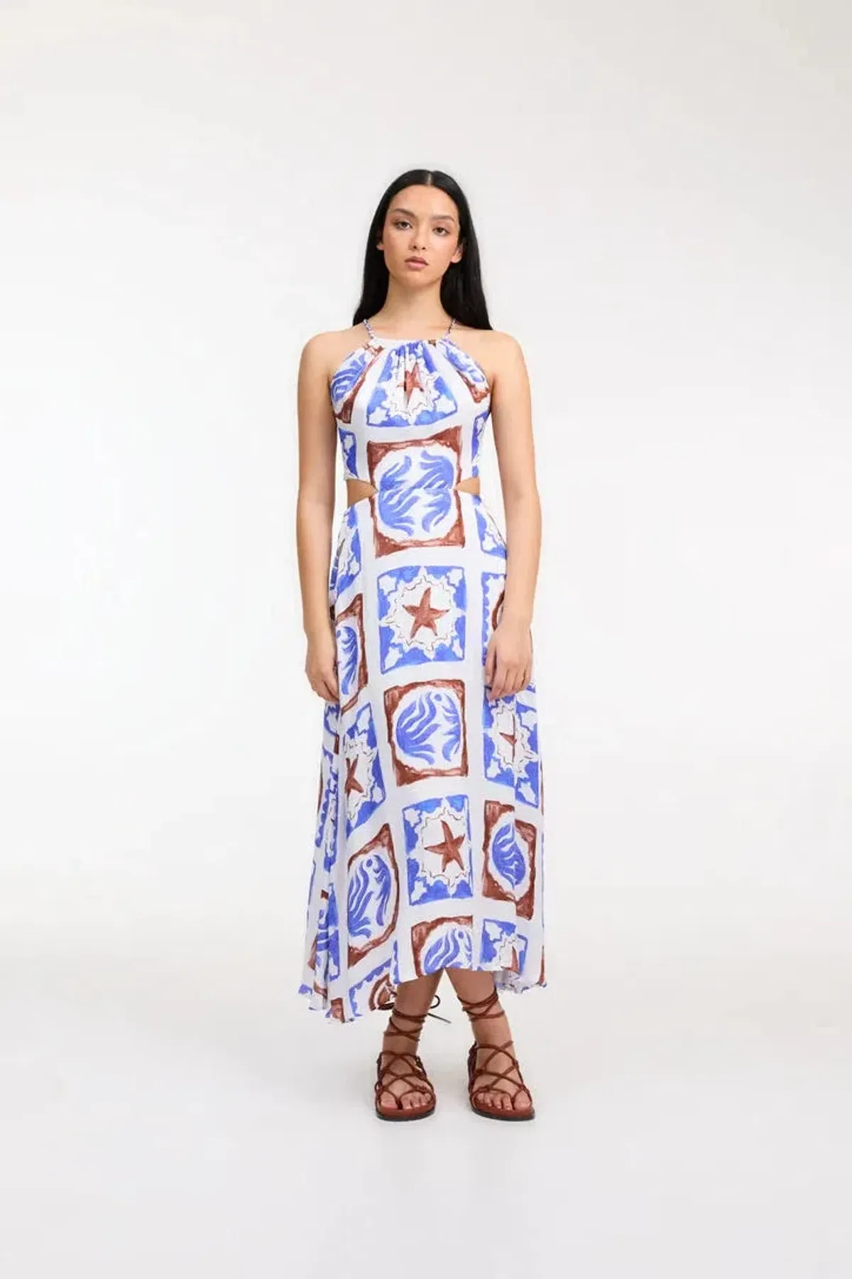 Roame Jude Dress Print Size 14 - Image 1