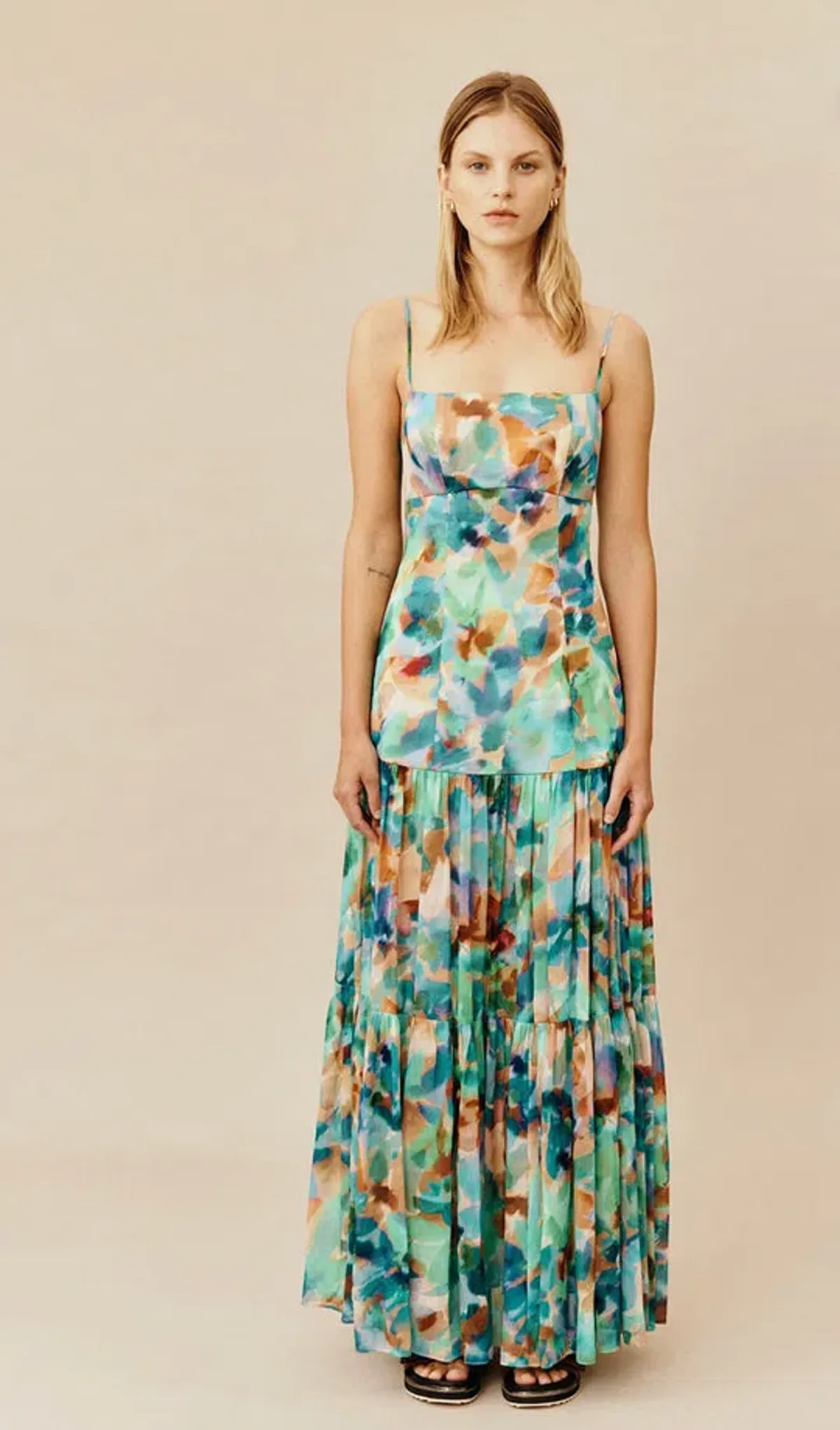 Ginger Smart Beautiful Truth Sundress Floral Size 6 - Image 3