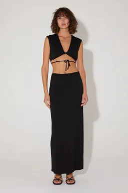 Hansen & Gretel Whitaker Top and Lissa Skirt Set Black Size 10 for rent on The Volte - image 1