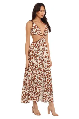 Bec & Bridge Pippa Dress Print Size 12 for rent on The Volte - image 2