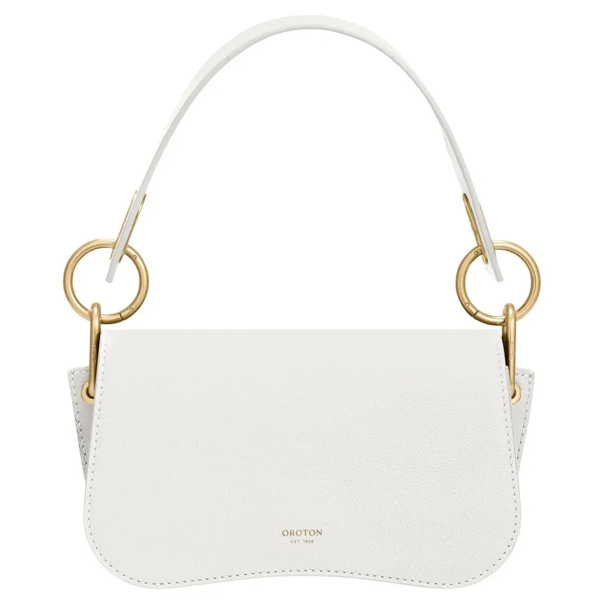 Oroton Liv Small Day Bag White - Image 1