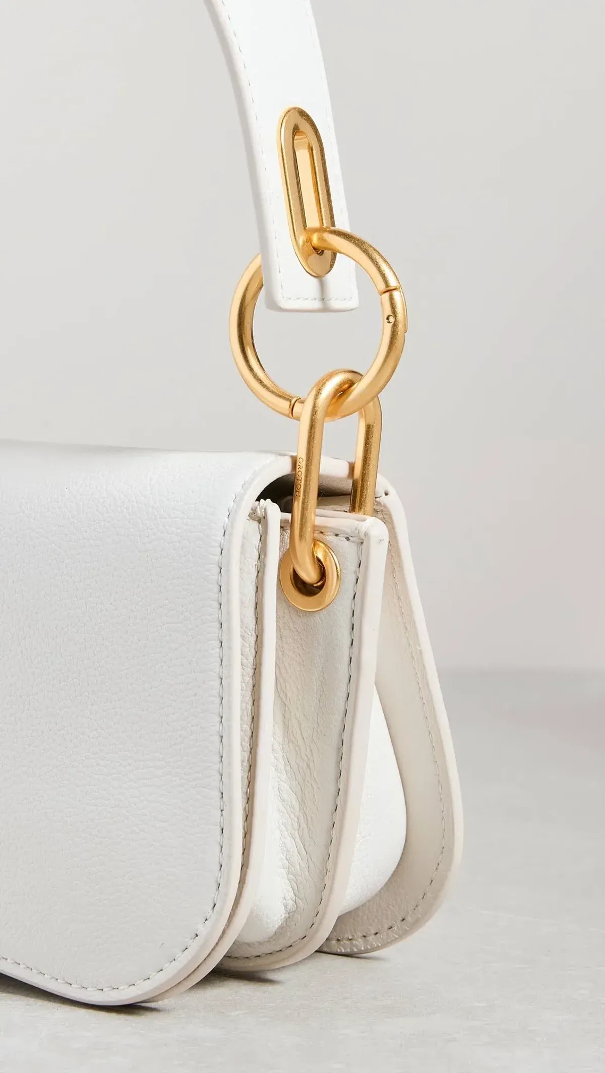 Oroton Liv Small Day Bag White - Image 3