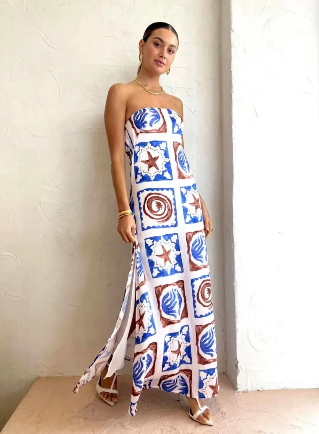 Roame Arch Dress Multi Size AU 10 for rent on The Volte - main image