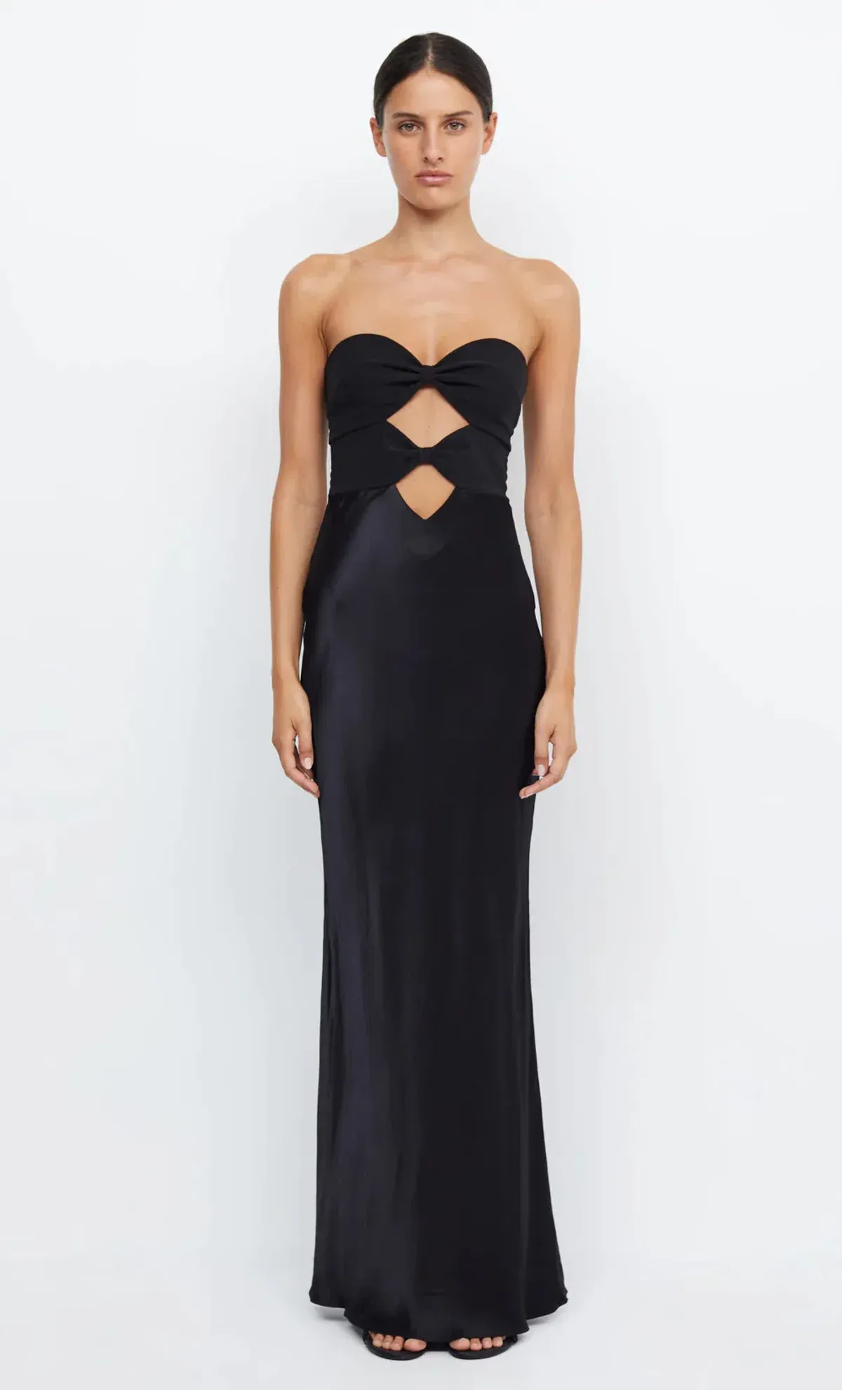 Bec & Bridge Halle Strapless Black Dress Size AU 12 - Image 1