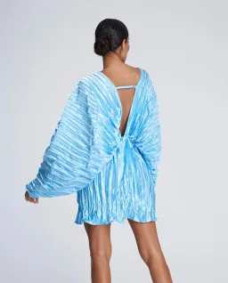 L’Idée Deluxe De Luxe Mini Dress Gown Sky Blue Size 10 for rent on The Volte - image 3