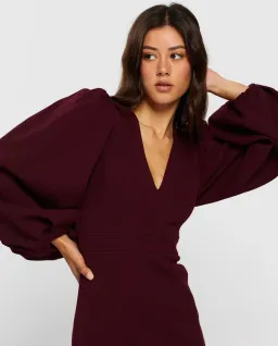 Mossman See You Again Dress Wine Size 14 for rent on The Volte - image 5