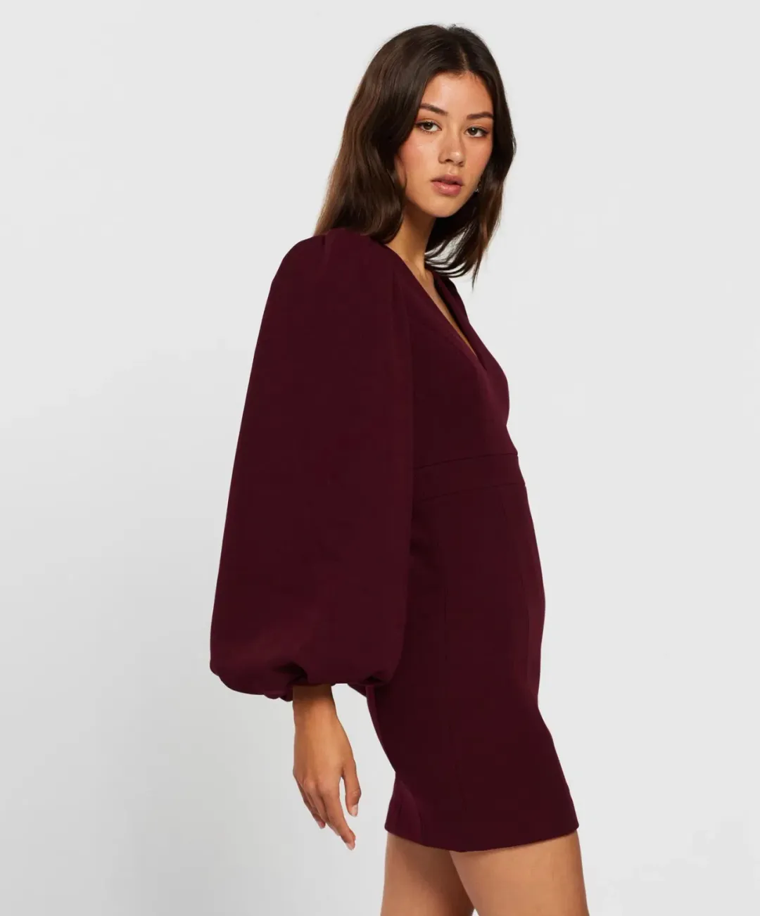 Mossman See You Again Dress Wine Size 14 for rent on The Volte - main image