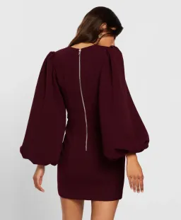 Mossman See You Again Dress Wine Size 14 for rent on The Volte - image 4