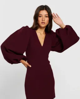 Mossman See You Again Dress Wine Size 14 for rent on The Volte - image 2