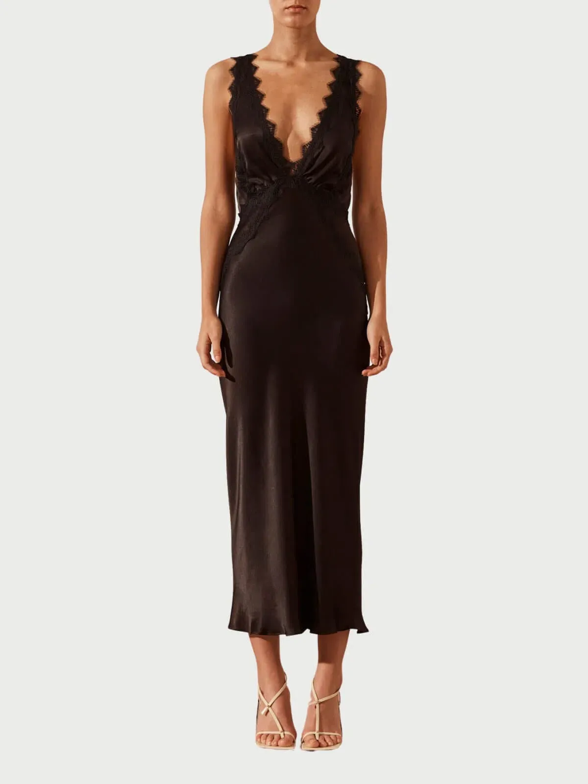 Shona Joy Camille Dress Black Size 10 - Image 1