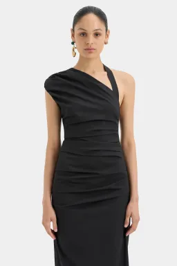 Sir the Label Giacomo Gathered Gown Black Size 8 for rent on The Volte - image 2