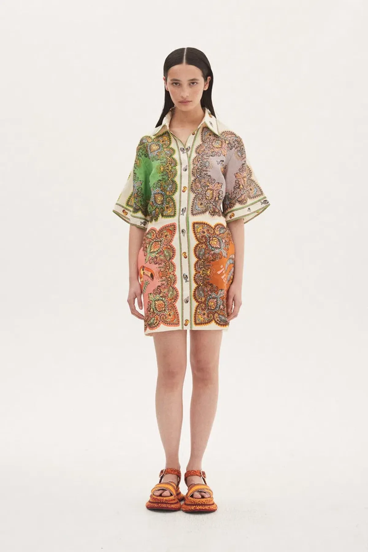 Alemais Trippy Troppo Mini Dress Multi Size XS / Au 6 - Image 2
