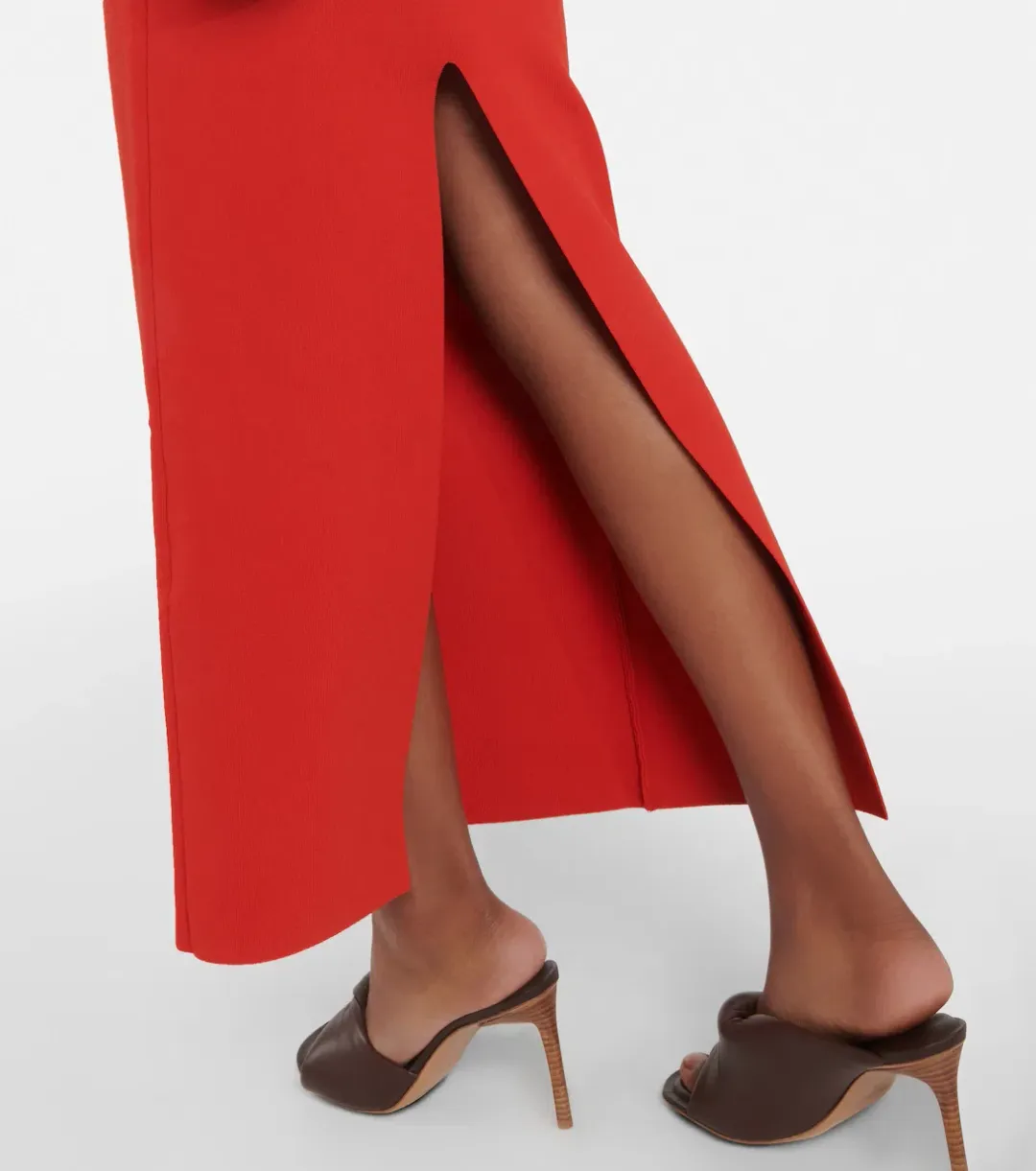 Jacquemus La Robe Maille Alca Dress Red Size FR32 / AU 4 for rent on The Volte - main image
