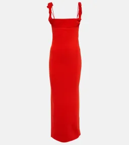 Jacquemus La Robe Maille Alca Dress Red Size FR32 / AU 4 for rent on The Volte - image 7
