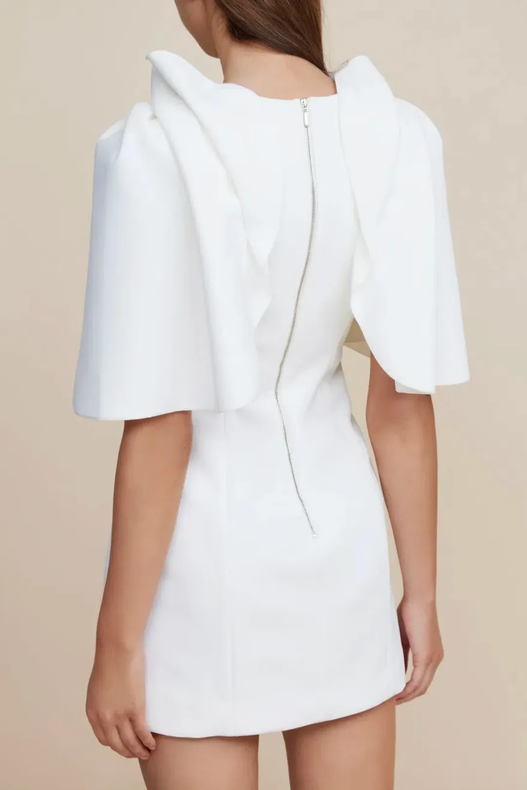 Acler Gwynne Dress in Cream Size AU 8 for rent on The Volte - main image