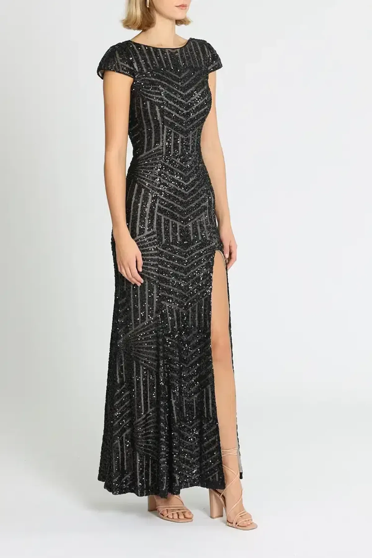 L'amour Grace Gown Black Black Size AU 8 - Image 2