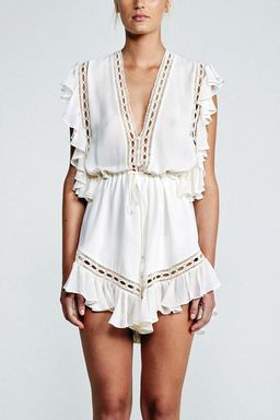 shona joy eclipse drawstring playsuit for rent on The Volte - image 1