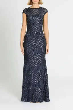 L'amour Grace Gown Navy Size AU 10 for rent on The Volte - image 1
