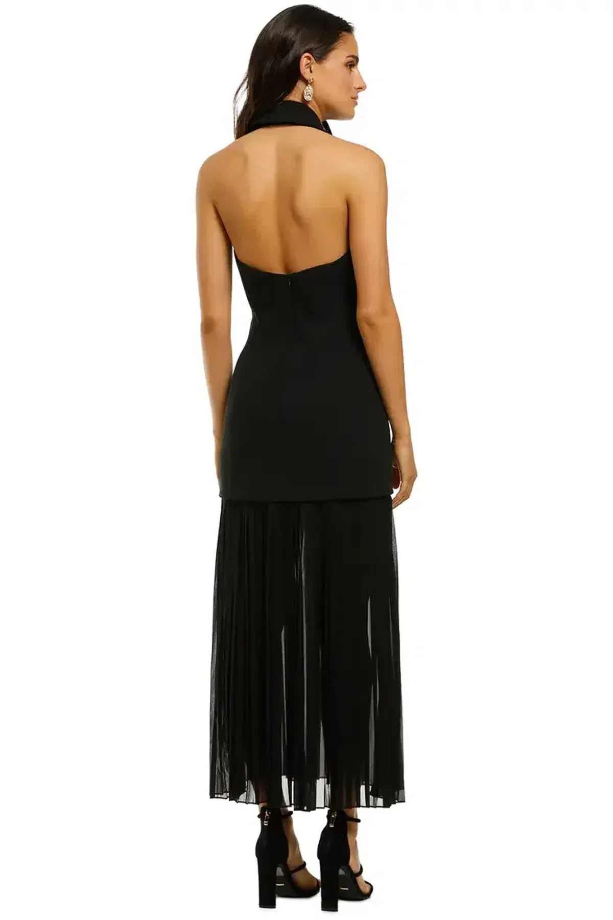 MISHA Sammiah Dress Black Size AU 14 - Image 3