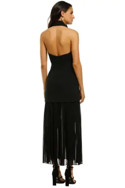 MISHA Sammiah Dress Black Size AU 14 for rent on The Volte - image 3