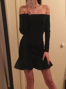 kookai off shoulder dress for rent on The Volte - image 1