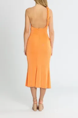 Misha Dune Dress Orange Size 12/L for rent on The Volte - image 3