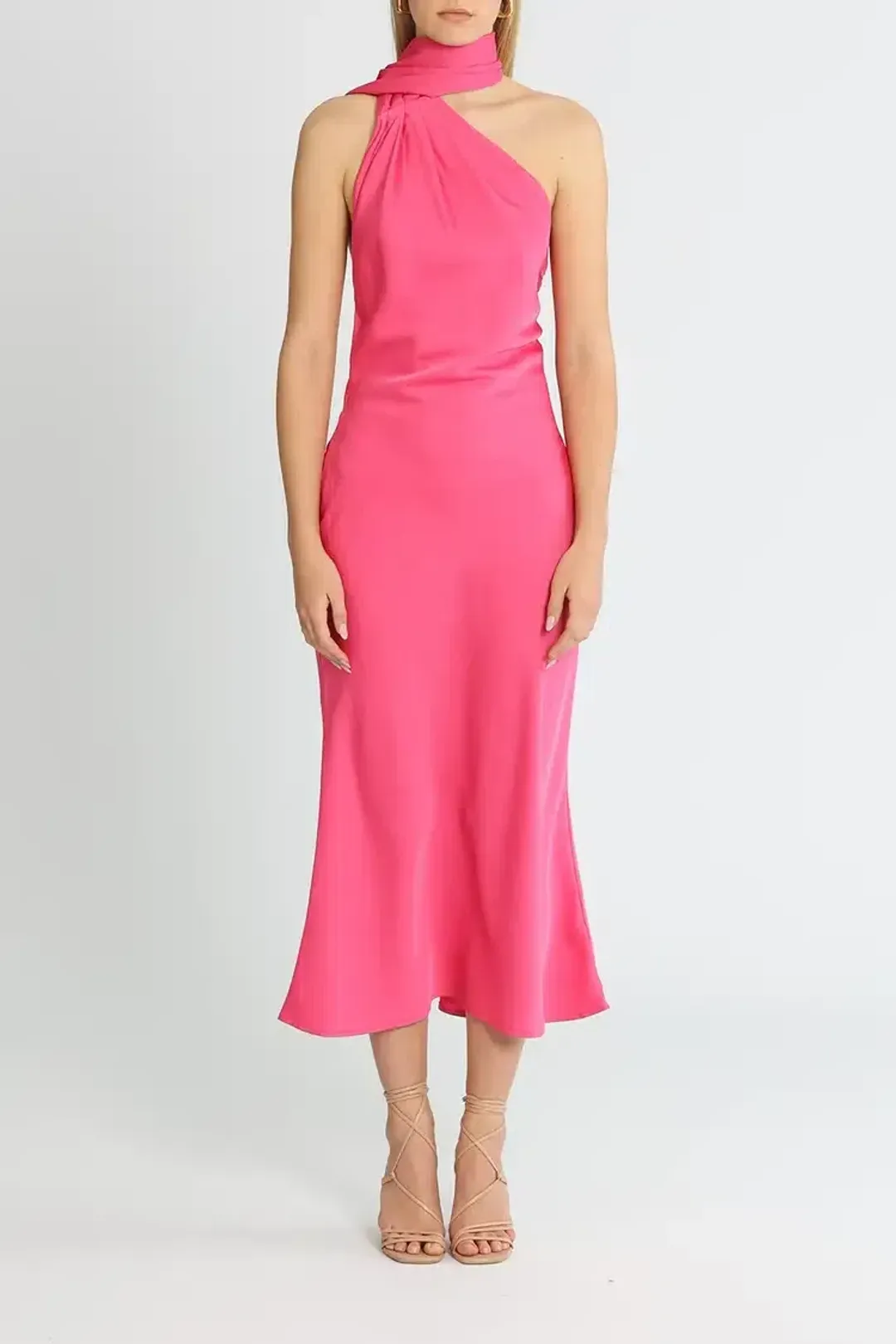 MISHA Vivica Dress Fuschia Pink Size 16 for rent on The Volte - main image