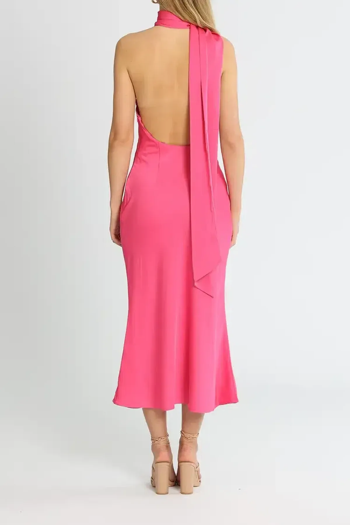 MISHA Vivica Dress Fuschia Pink Size 8 - Image 3