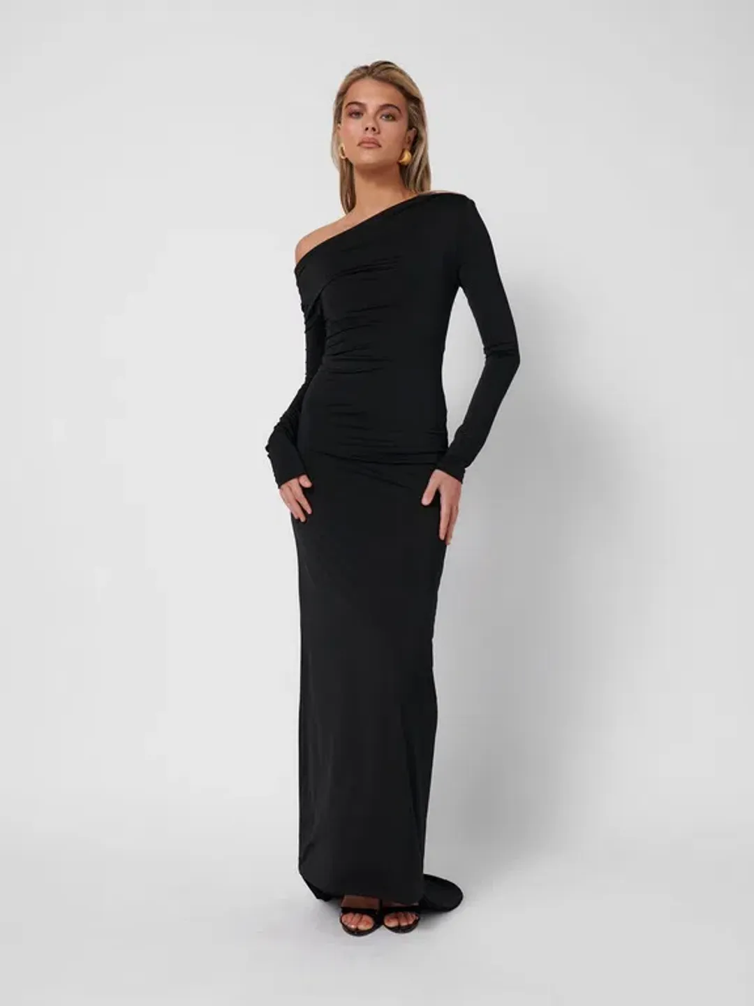 Effie Kats Margot Maxi Dress Black Size 8 for rent on The Volte - main image