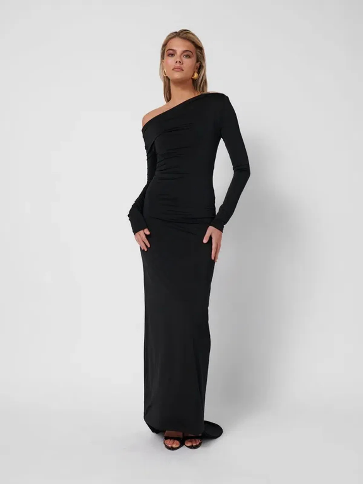 Effie Kats Margot Maxi Dress Black Size 8 for rent on The Volte - main image