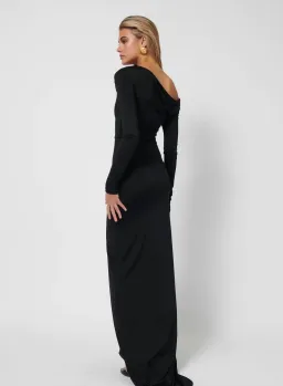 Effie Kats Margot Maxi Dress Black Size 8 for rent on The Volte - image 4