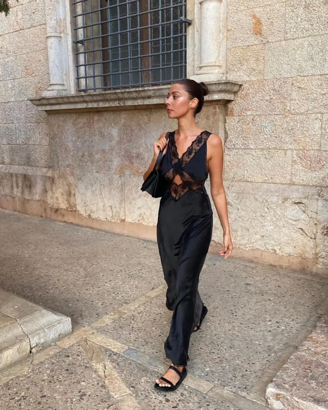 Sir the Label Aries Cut Out Gown Black Size 1 / AU 8 for rent on The Volte - main image