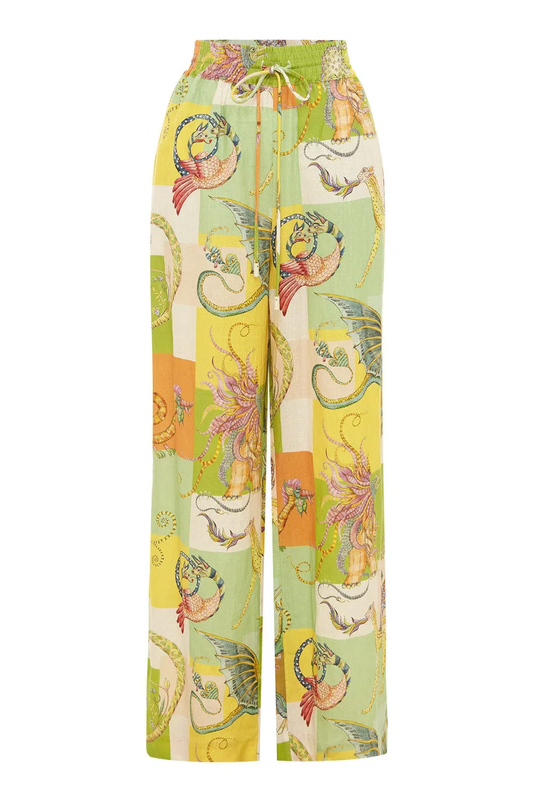 Alemais Jerome Cuffed Pant Multi Size AU 12 for rent on The Volte - main image