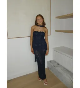 Arcina Ori Meredith Maxi Dress Navy Size XS/AU 6 for rent on The Volte - image 1