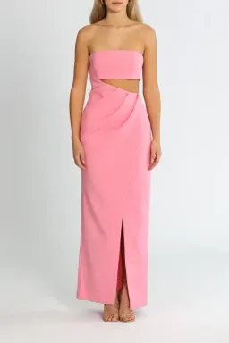 Misha Rowena Gown Blossom Pink Size 10/M for rent on The Volte - image 1