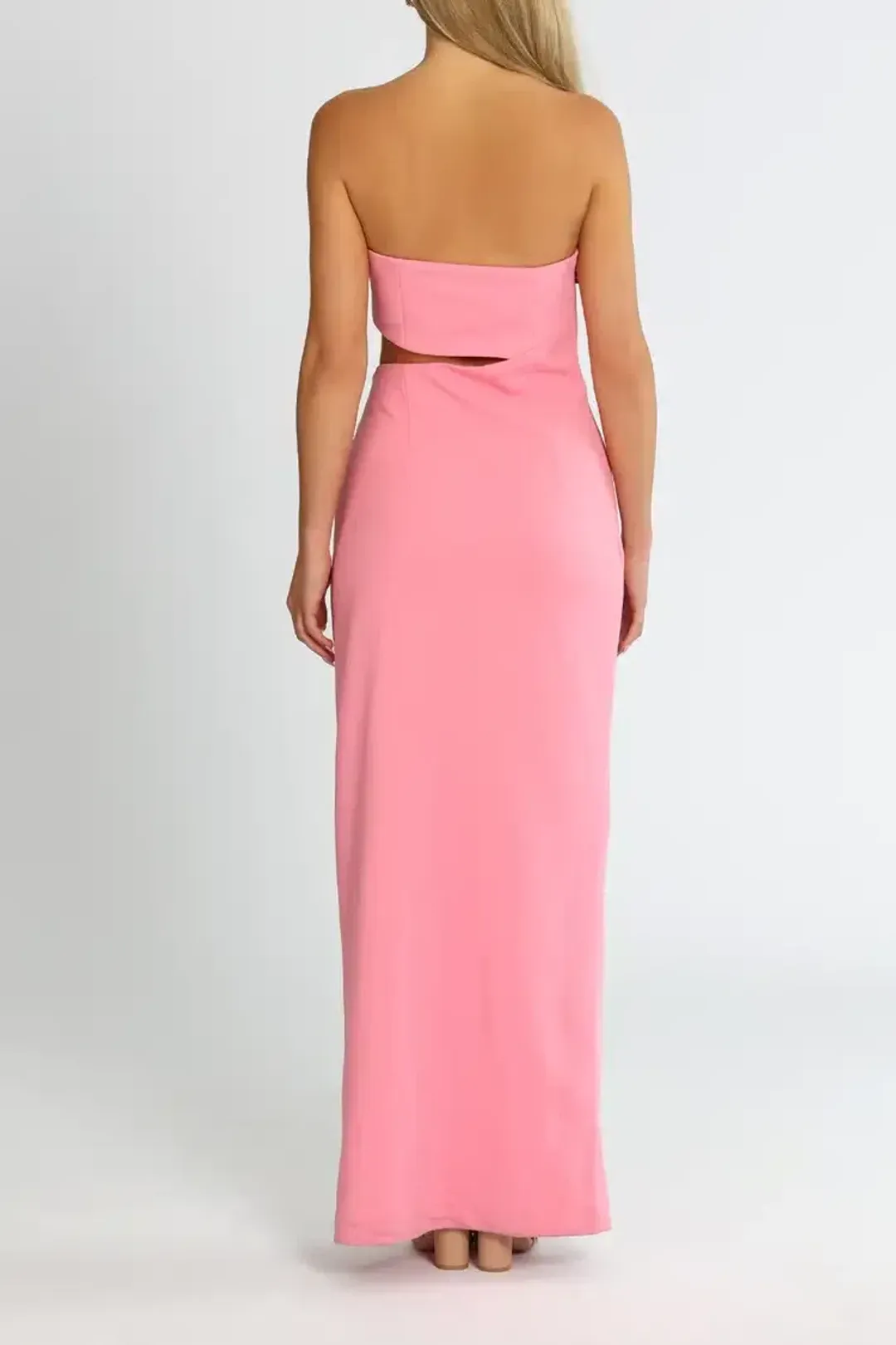 Misha Rowena Gown Blossom Pink Size 10/M for rent on The Volte - main image