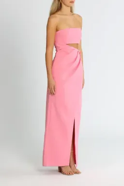 Misha Rowena Gown Blossom Pink Size 12/L for rent on The Volte - image 2