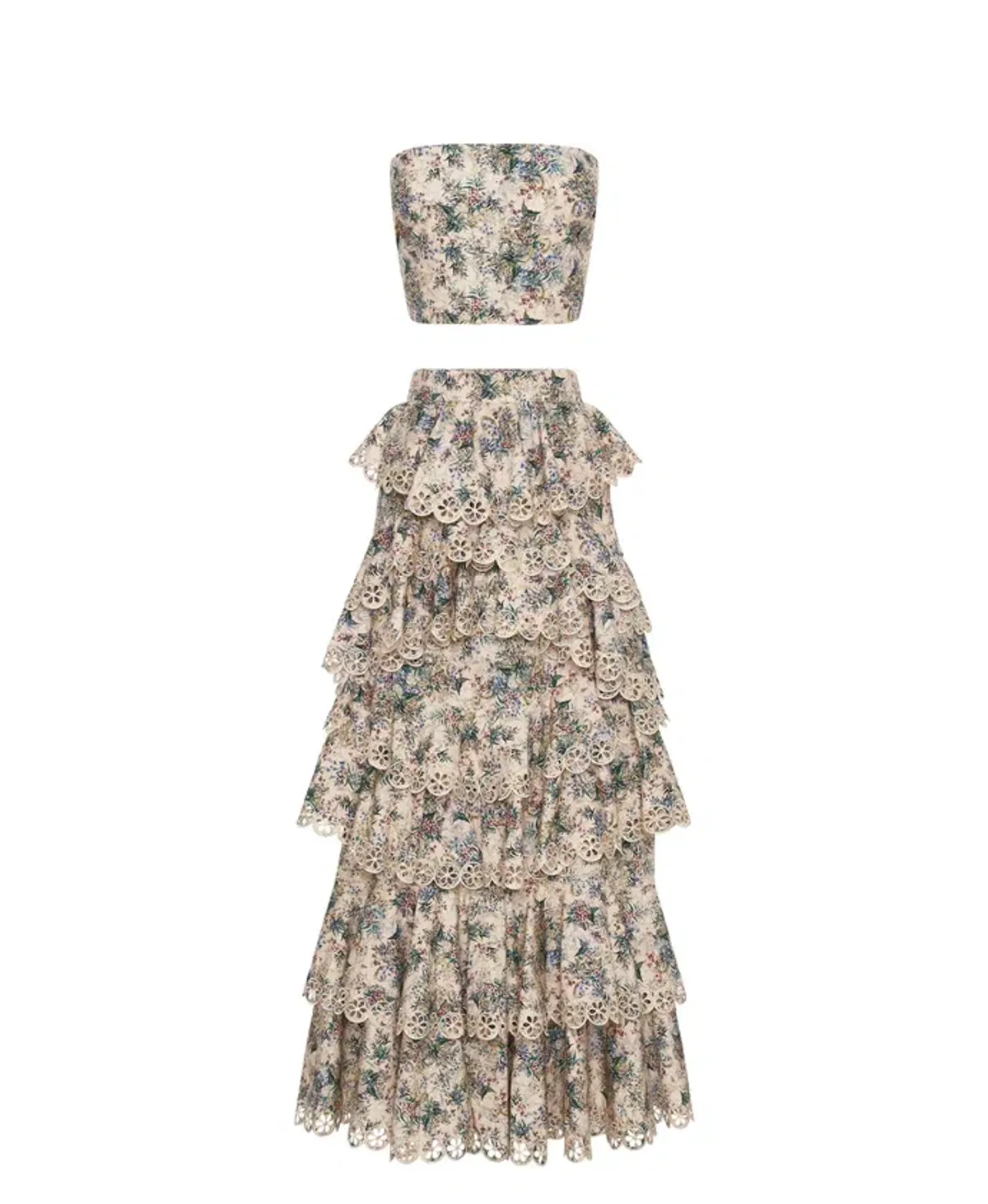 Ixiah Alpine Maxi Set Floral Print Size 10 - Image 4