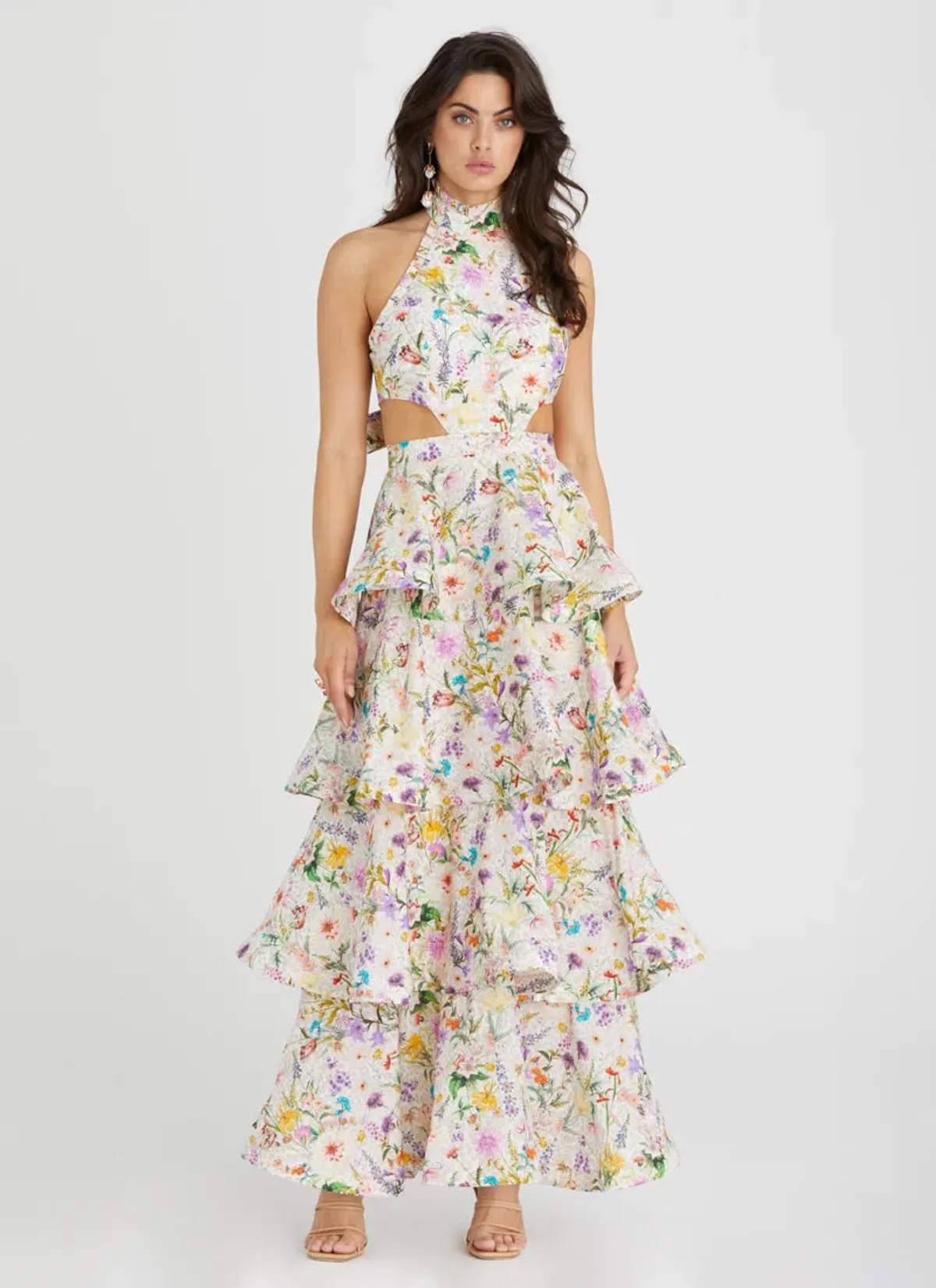 Aqua Blu Jardine Heather Dress Floral Size 12 for rent on The Volte - main image