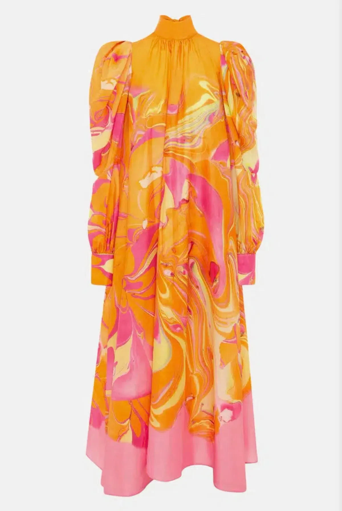 Alemais Luca Long Sleeve Midi Dress Multi Size 8 - Image 7