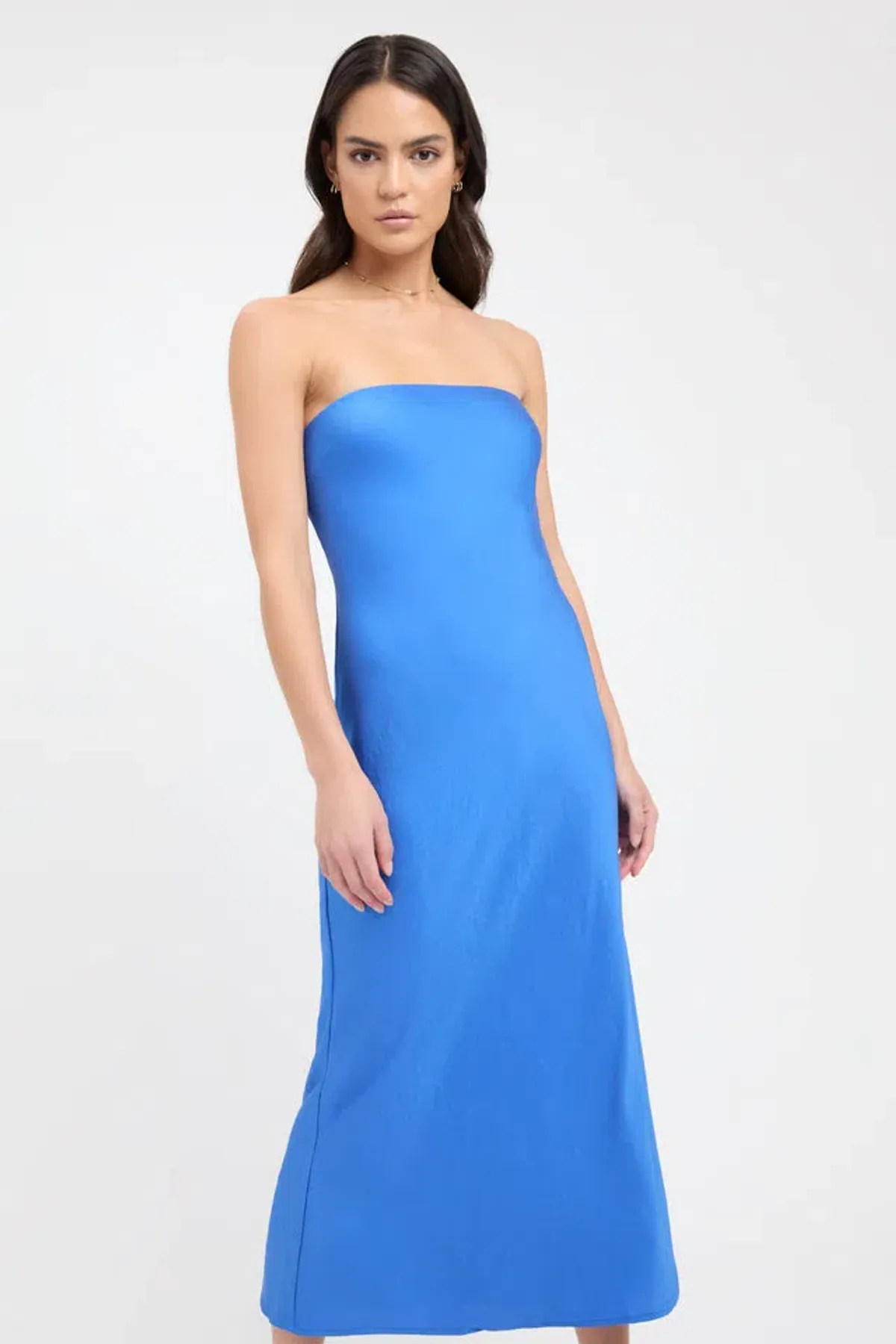 Kookai Milan Ivy Slip Midi Dress Blue Size 10 - Image 2