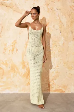 Flook The Label Sima Dress in Lemon Size S / AU 8 for rent on The Volte - image 1