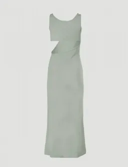 Christopher Esber Disconnect S Buckle Split Dress Mint Size 8 for rent on The Volte - image 4