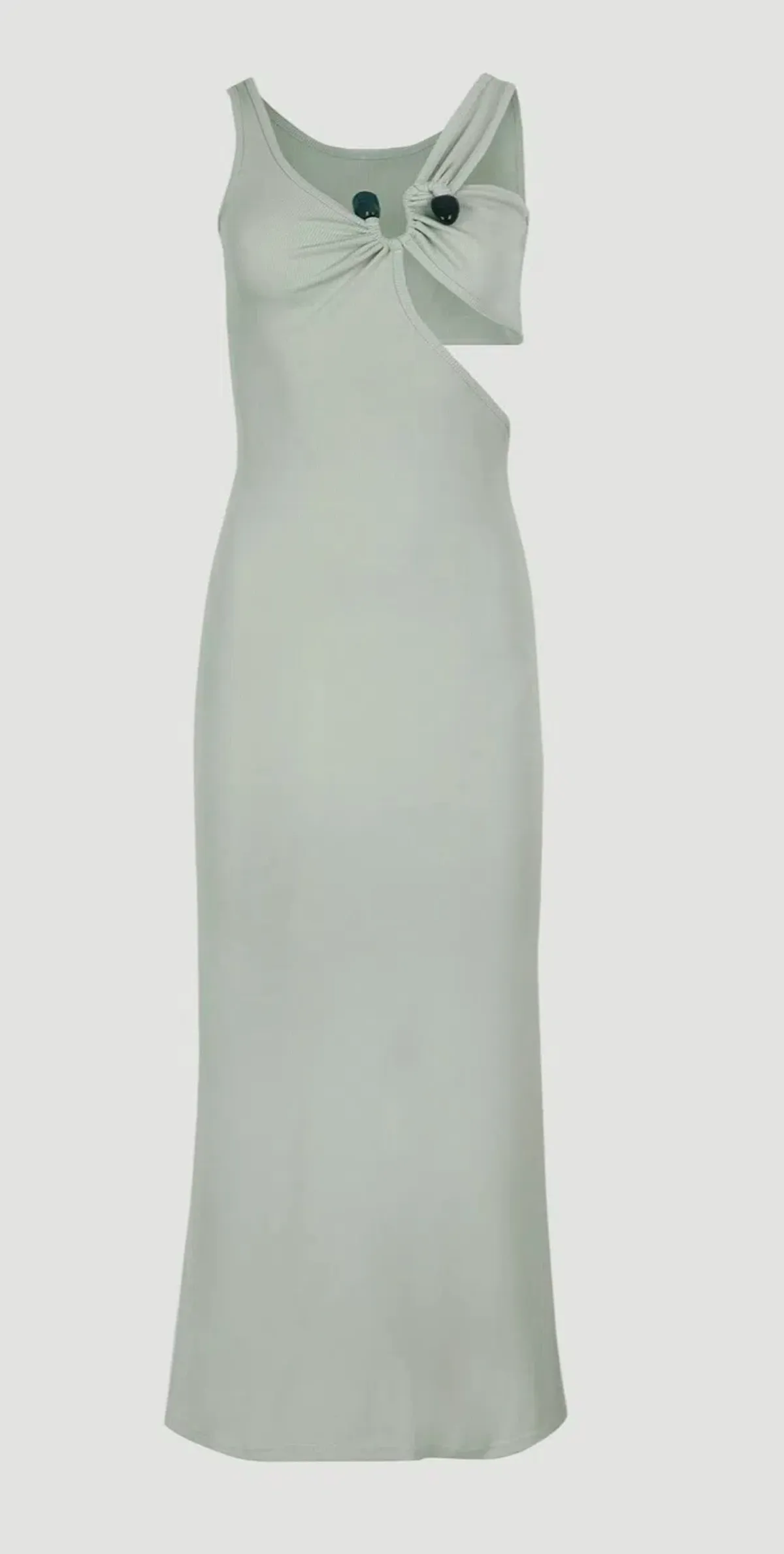 Christopher Esber Disconnect S Buckle Split Dress Mint Size 8 - Image 1