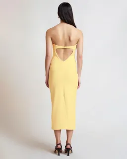 Bec & Bridge Noa Midi Dress Honey Yellow Size 8 for rent on The Volte - image 2