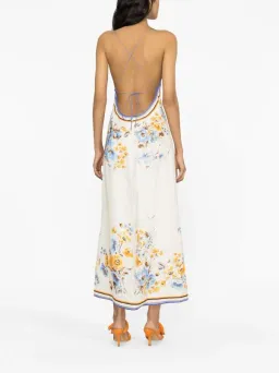 Zimmermann Halcyon Linen Midi Dress for rent on The Volte - image 3
